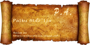 Palku Atália névjegykártya